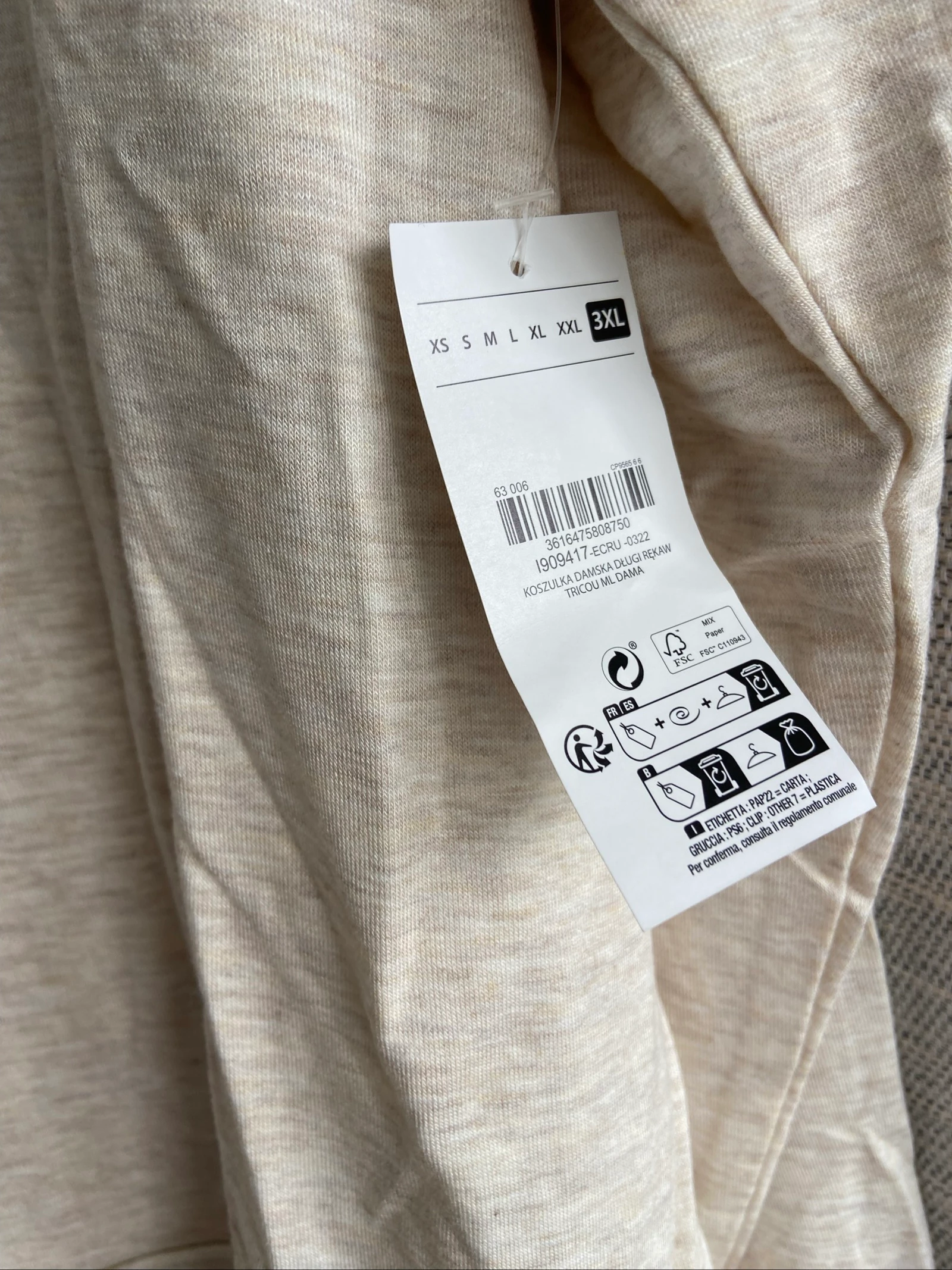 Set van 3 damestops maat XXXL – photo 6